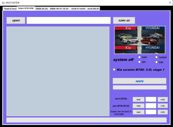 MULTI EDITOR | AUTO-XDIAG