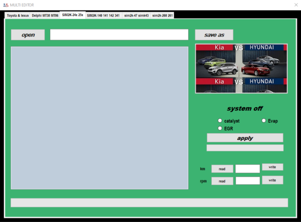 MULTI EDITOR | AUTO-XDIAG