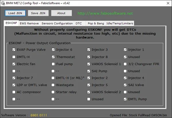 eskonf_thumb BMW ME7.2 Config-Tool v0.49 - Image 1