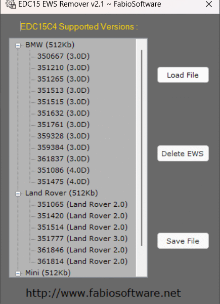 EDC15 EWS Remover v2.1