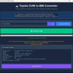 Toyota CUW to BIN Converter