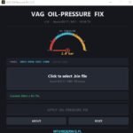 VAG Oil Pressure ECU Patcher – V6/V8 TDI